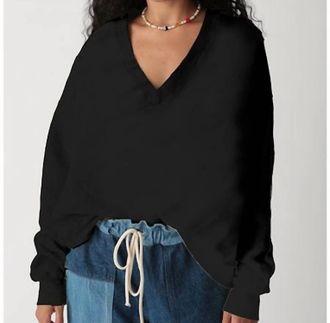 Electric & Rose Ava Sweatshirt In Onyx