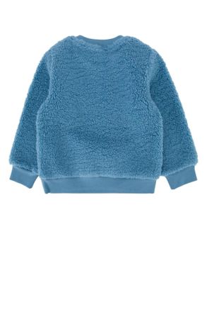 Stella McCartney Boys Sweatshirt Azure-Blue Polyester Felpe Sweater