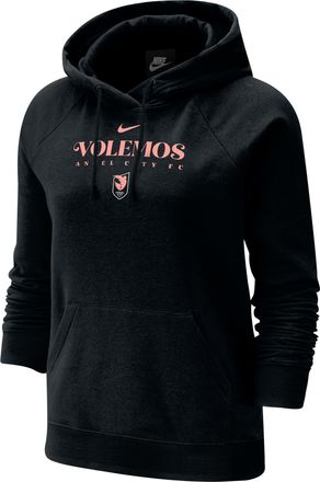 Nike Angel City FC Phoenix Fleece Nike Womens Oversized Hoodie in Black | W31855ANFC26-BLK