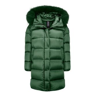 Bomboogie Piumino Lungo - - Coats - Donna - Verde - XL