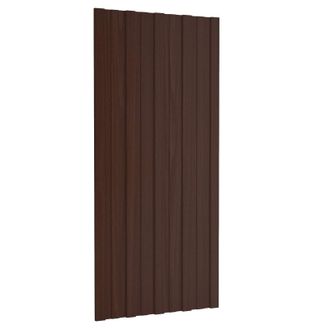 vidaXL Panel De Techo 36 Pcs Marr&oacute;n 100 X 45 Cm Acero Galvanizado Vidaxl