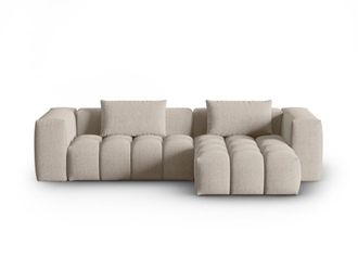CXL by Christian Lacroix Sof&aacute; esquinero modular derecho 3 plazas de tejido estructural arena