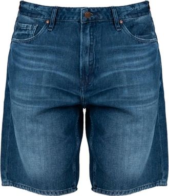 Guess Denim Shorts - Heren - Korte broeken - Blauw - Maat: W31 Denim