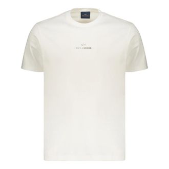 Paul & Shark Paul & Shark, T-Shirts, male, White, Size: 2XL Round neck short sleeve t-shirt