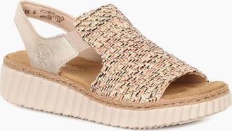 Rieker Womens Cuba Womens Sandals - Tan - Size: 7.5