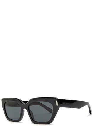 Saint Laurent Cat-eye Sunglasses - Black - One Size