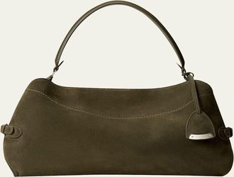 Ralph Lauren Collection The Ralph Calf-Suede Top-Handle Bag