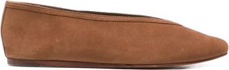 Maneb&igrave; Brown Slip-on Ballet Flats