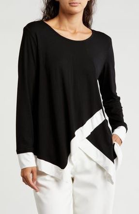 Patrizia Luca Hi-Low Tunic in Black at Nordstrom Rack, Size X-Small