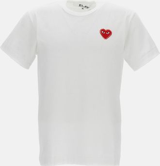 Comme Des Gar&ccedil;ons Maglietta Con Logo Cuore In Strass