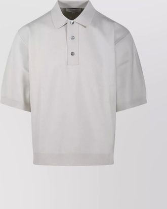 STUDIO NICHOLSON knitted polo shirt