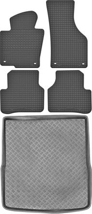 OEM Volkswagen Passat B6 Kombi De 2005 A 2010. Juego De Alfombrillas De Goma Para Coche Y Maletero