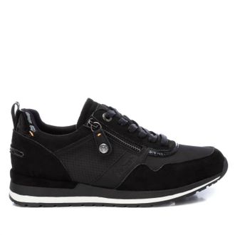 Xti Womens Adjustable Laces Sneakers In Black