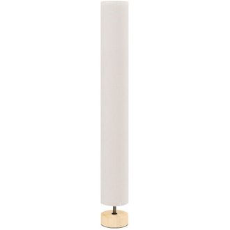 HOMCOM L&aacute;mpara de pie 15x15x120 cm beige