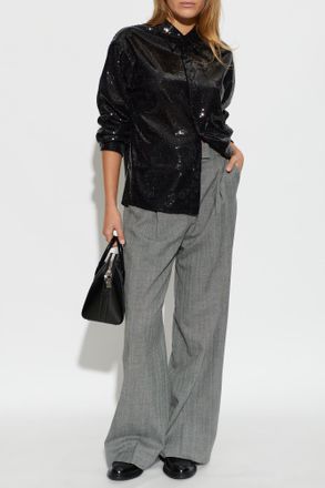 Zadig&Voltaire Sequin Shirt, Womens, Black