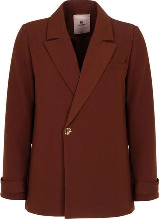 Freebird by Steven Lida Blazer - Dames - Jassen - Bruin - Maat: XS Poliester