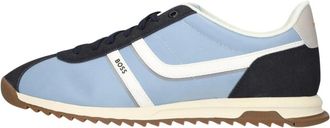 HUGO BOSS Heren, Schoenen, Blauw, Maat: 44 EU Leer