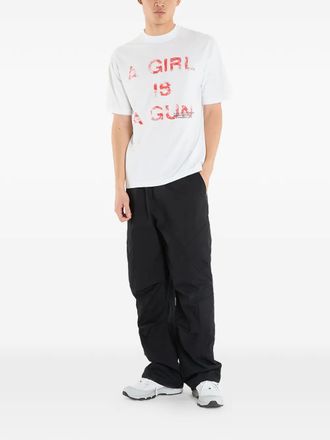 Pleasures x Footshop Exclusive A Girl is a Gun T-shirt - unisex - Fabric - S - White
