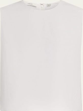 Vince Linen Crewneck Top