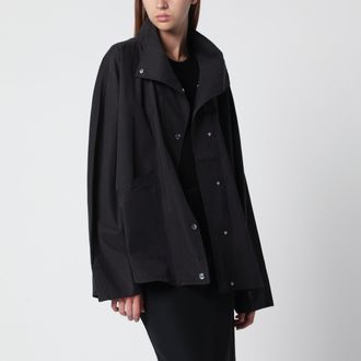 Toteme Black cotton-blend windbreaker jacket