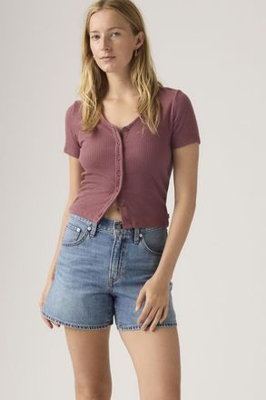 Levi's Cinch Mid-Thigh Shorts - Donna - 23 - Blu / Lift Up