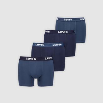 Levi's Repeat Logo Boxer Brief 4 pack - Mens - L - Blue