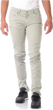 Daniele Alessandrini Jeans - Heren - Slim Fit Broeken - Grijs - W32 - Katoen - Broeken