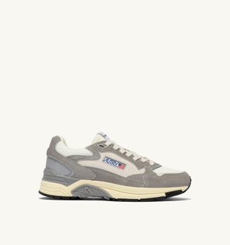 Autry SNEAKERS HYPERWAY IN MESH E SUEDE BIANCO E PLUMBLEO