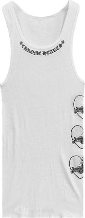 Chrome Hearts Canotta con stampa - Bianco