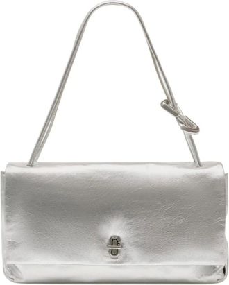 Marc Jacobs Shoulder Bags, female, Gray, Size: ONE SIZE The Large Dual Shoulder Tote