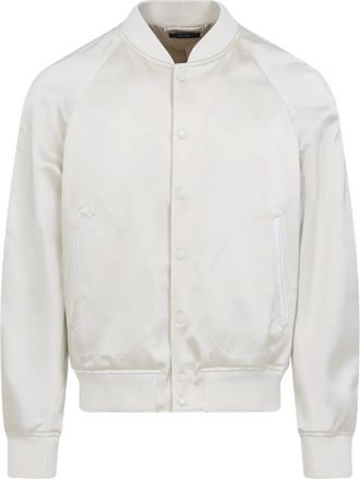 Tom Ford Satijnen bomberjack - Beige