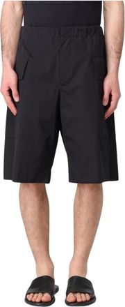 Jil Sander Hombre, Pantalones cortos, Negro, Talla: L