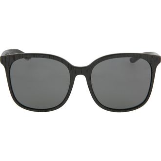 Balenciaga 56mm Square Sunglasses in Grey Grey Silver at Nordstrom Rack