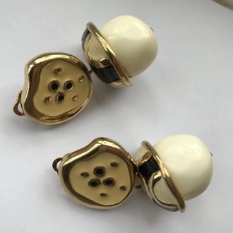 Givenchy Paris Vintage Couture Dangle Earrings