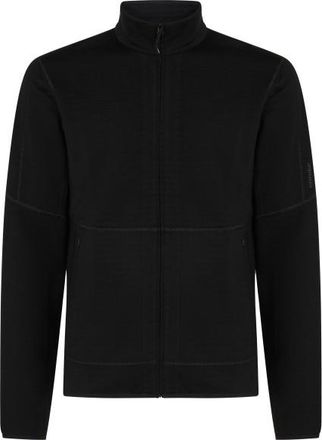 Icebreaker Merino 400 Realfleece Descender L/S Zip Merinopullover f&uuml;r Herren | schwarz