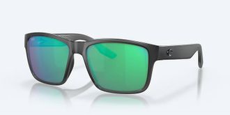 Costa Unisex Paunch Polarized Sunglasses In Smoke Crystal Green Mirror