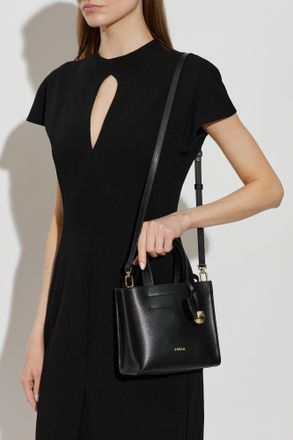 Furla Divide Mini Bag, Womens, Black