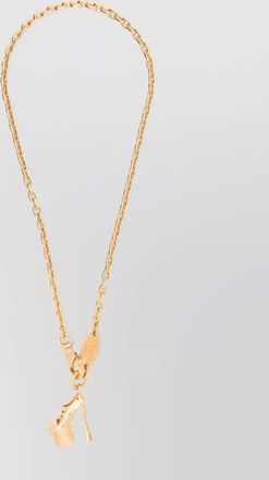 Vivienne Westwood link chain necklace with shoe pendant
