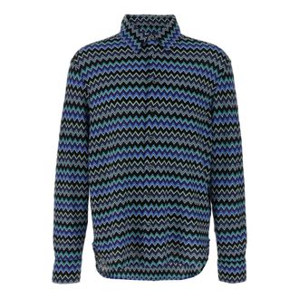 Missoni Heren, Overhemden, Veelkleurig, Maat: S Katoen