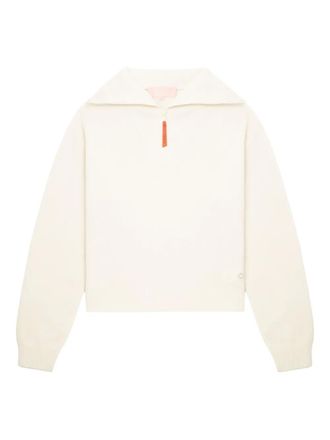 Bapy by A Bathing Ape Wollen trui met ritskraag - Beige