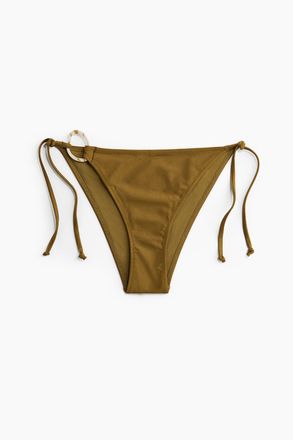 H&M Tie-Tanga Bikinihose - Khakigr&uuml;n