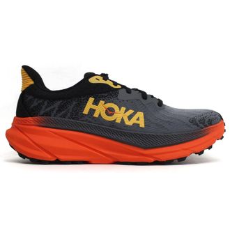 Hoka One One Hoka Challenger ATR 7 Textile Mens Running Trainers - Castlerock Flame - Size:UK 10.5