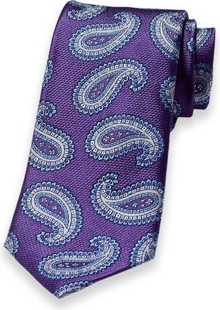 Paul Fredrick Paisley Woven Silk Tie