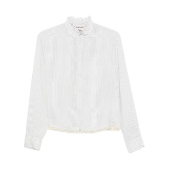 Semicouture Heidi Rg120 - female - Semicouture - Shirts - White - XL - Blouses & Shirts