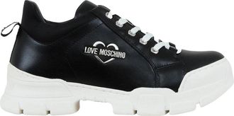 Love Moschino Sneakers - Dames - Sneakers - Zwart - 39 EU - Leer - Schoenen