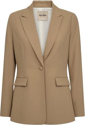 Mos Mosh Blazers, female, Beige, Size: 2XL Elegant Mmleonora Miley Blazer Tannin