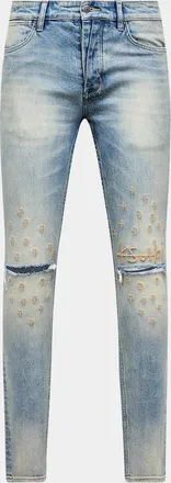 Ksubi Van Winkle Astral Grid Skinny Jeans