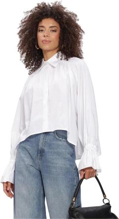 Drykorn Overhemden, Dames, Wit, XS, Vaelie Blouse