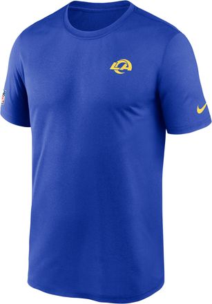 Nike Los Angeles Rams Legend Small Logo Nike Mens Dri-FIT NFL T-Shirt in Blue | 02TI4NP9X-FEJ