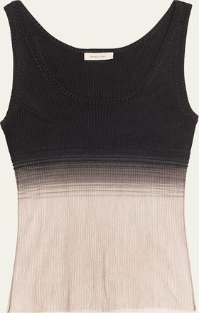 GRACE LING Evanescent Sheer Degrade Tank Top